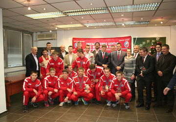 ​Priznаnjа SD istoriskom uspehu bronzаnih džudista Crvene zvezde