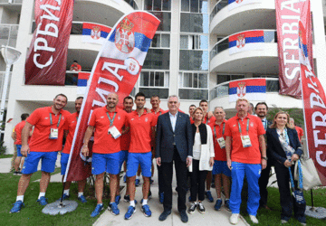 U olimpijskom selu u Riju od danas se vijori zastava Srbije 