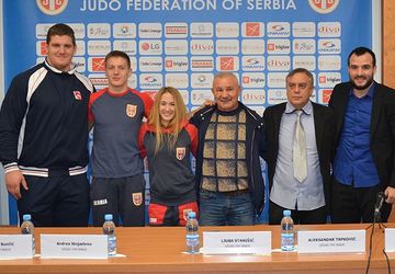 Svečano u sedištu Džudo saveza Srbije: Stojadinov, Bunčić i Ćulum predstavili evropske medalje 