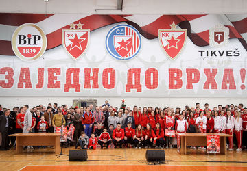 Promovisan kalendar Sportskog društva Crvena zvezda -Zajedno do vrha 