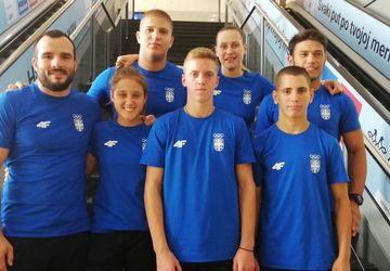 Mateja Stošić sa Orlićima na EYOF-u 