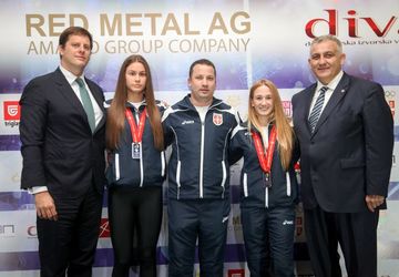  Proslava svetskih medalja Anje Obradović i Andree Stojadinov  