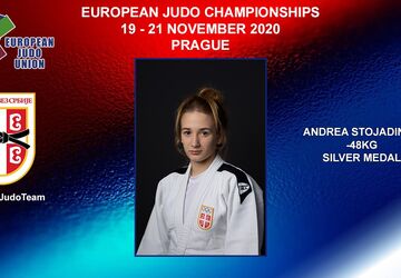 Andrea Stojadinov seniorska vicešampionka Evrope 