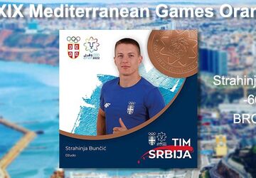 Strahinja Bunčić bronzani na Mediteranskim igrama u Oranu 