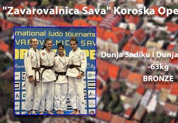 Dunja Sadiku i Dunja Vukićević  bronzane na turniru "Koroška Open 2022"