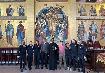 Zvezdini džudisti kod Njegovog Preosveštenstva Episkopa zapadnoevropskog Justina 